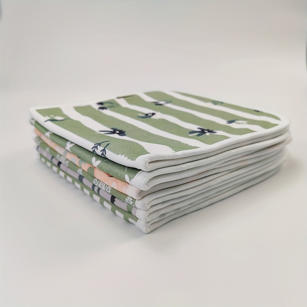Baby Burp Cloth Set - Soft Absorbent Multipack Style 0517