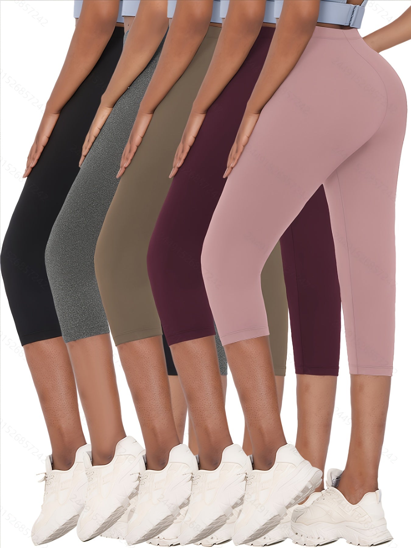 Women's Mixed Color 2 Polyester Pants - product view 3