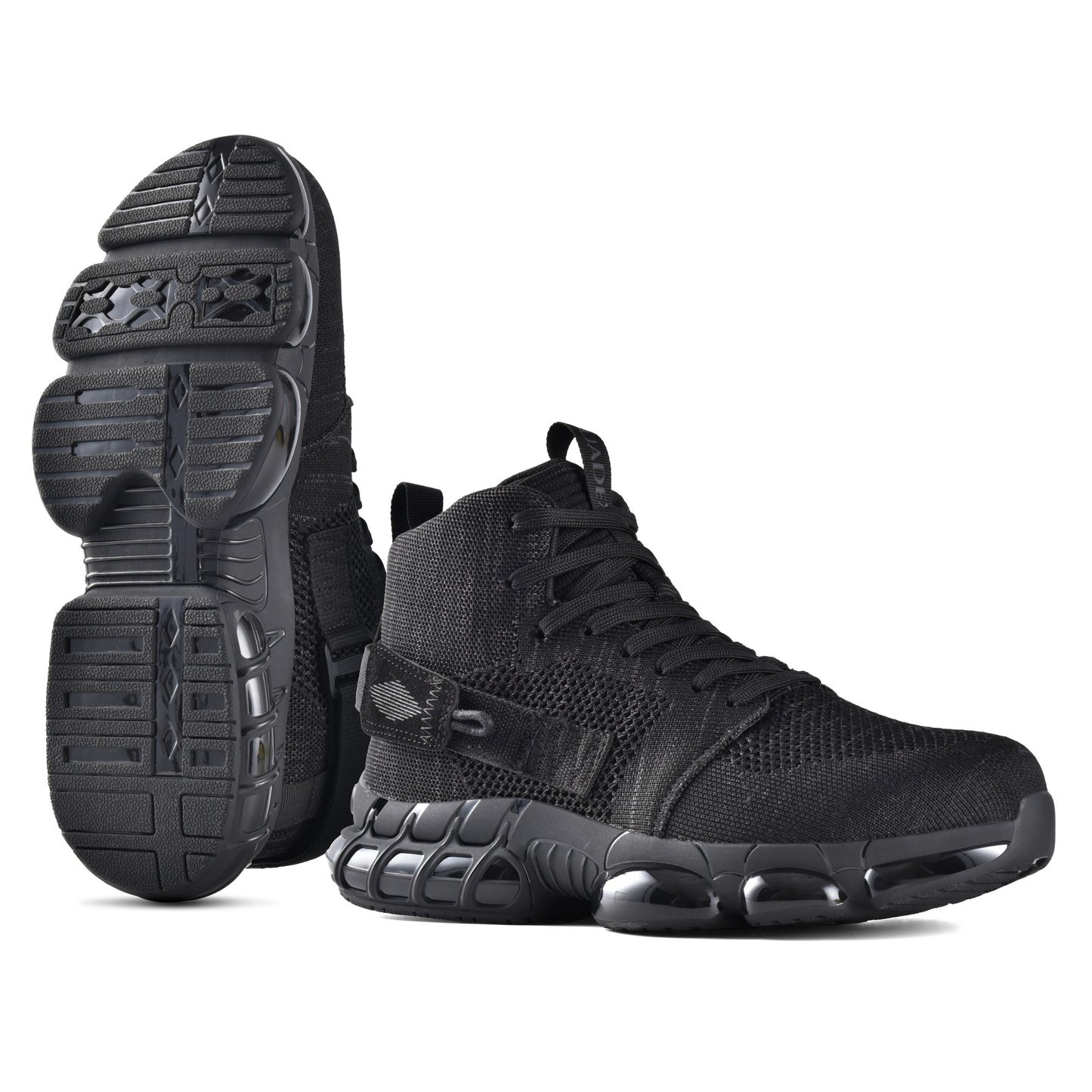 Men'S Steel Toe Boots Work Boots Anti-Crushing Slip Resistant Shoes Puncture Proof High-Tops