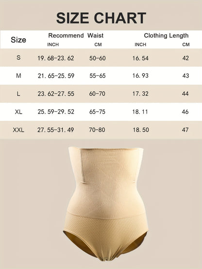 High-Waist Tummy Control Shapewear Panties for Women - Waist Trainer, Butt Lifter & Body Shaper Underwear