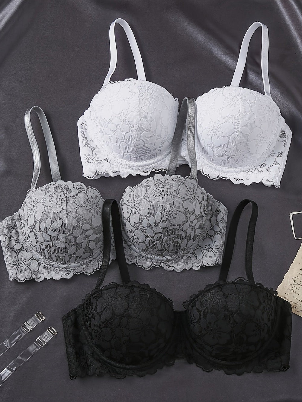 Women's V-Neck Underwire Bra - Everyday Support