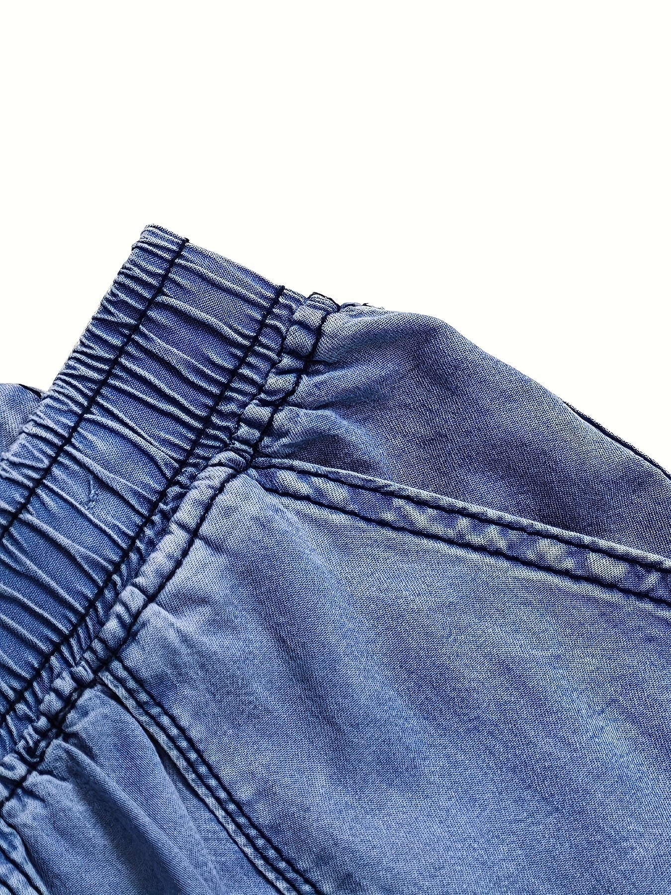 Stylish Women'S Boyfriend Denim Overalls - Relaxed Loose Fit with Utility Cargo Pockets, Comfortable Casual Jumpsuit