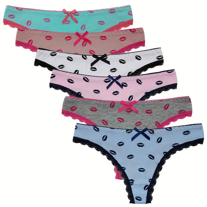18pcs/ Pack Randomly Assorted Ladies Thongs Panty