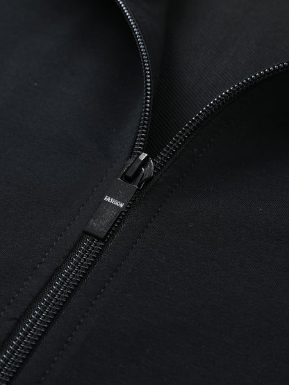 Men'S Casual Zip-Up Jacket And Sweatpants Set for Spring And Autumn Sports