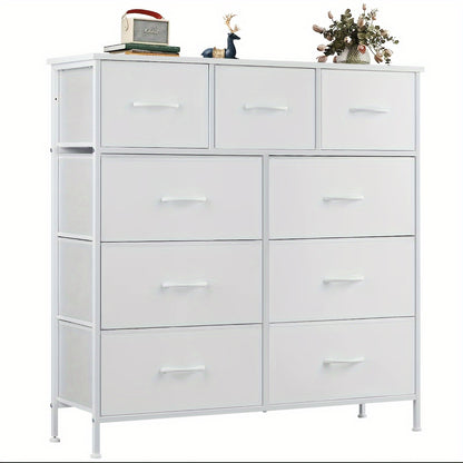 Storage Cabinet Chest of Drawers 9 Drawer Cabinet Multiple Colors Integrated Slide - product view 11