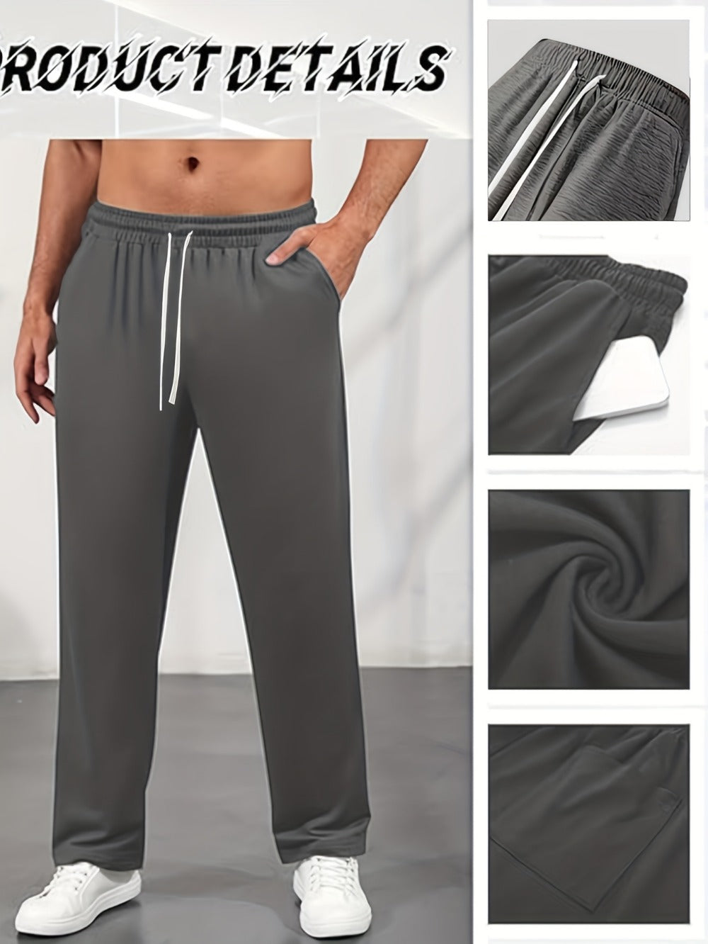 Men's Jogger Pants - Stretch With Pockets Workwear Style 232741