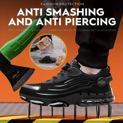 Men's Work & Safety Shoes - Steel Toe Protection & Puncture Resistant