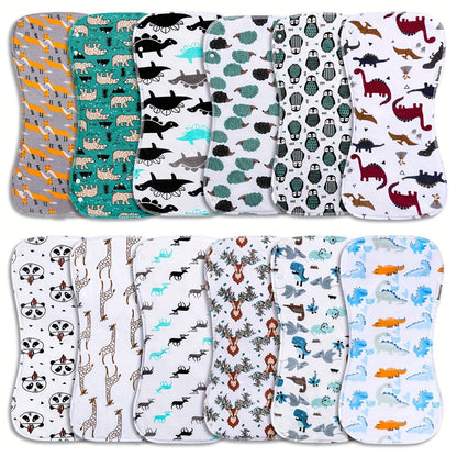 Baby Burp Cloth Set - Soft Absorbent Multipack Style 2741