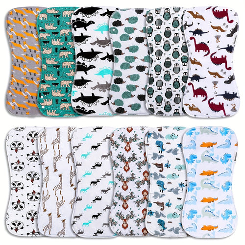 Baby Burp Cloth Set - Soft Absorbent Multipack Style 2741