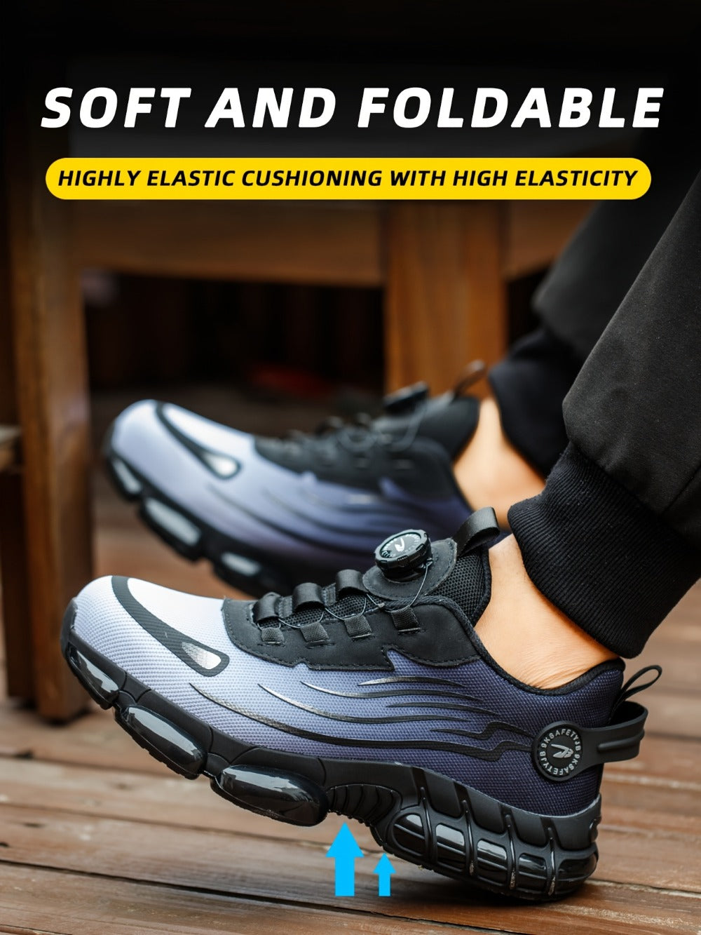Men's Work & Safety Shoes - Puncture Resistant & Breathable Comfort