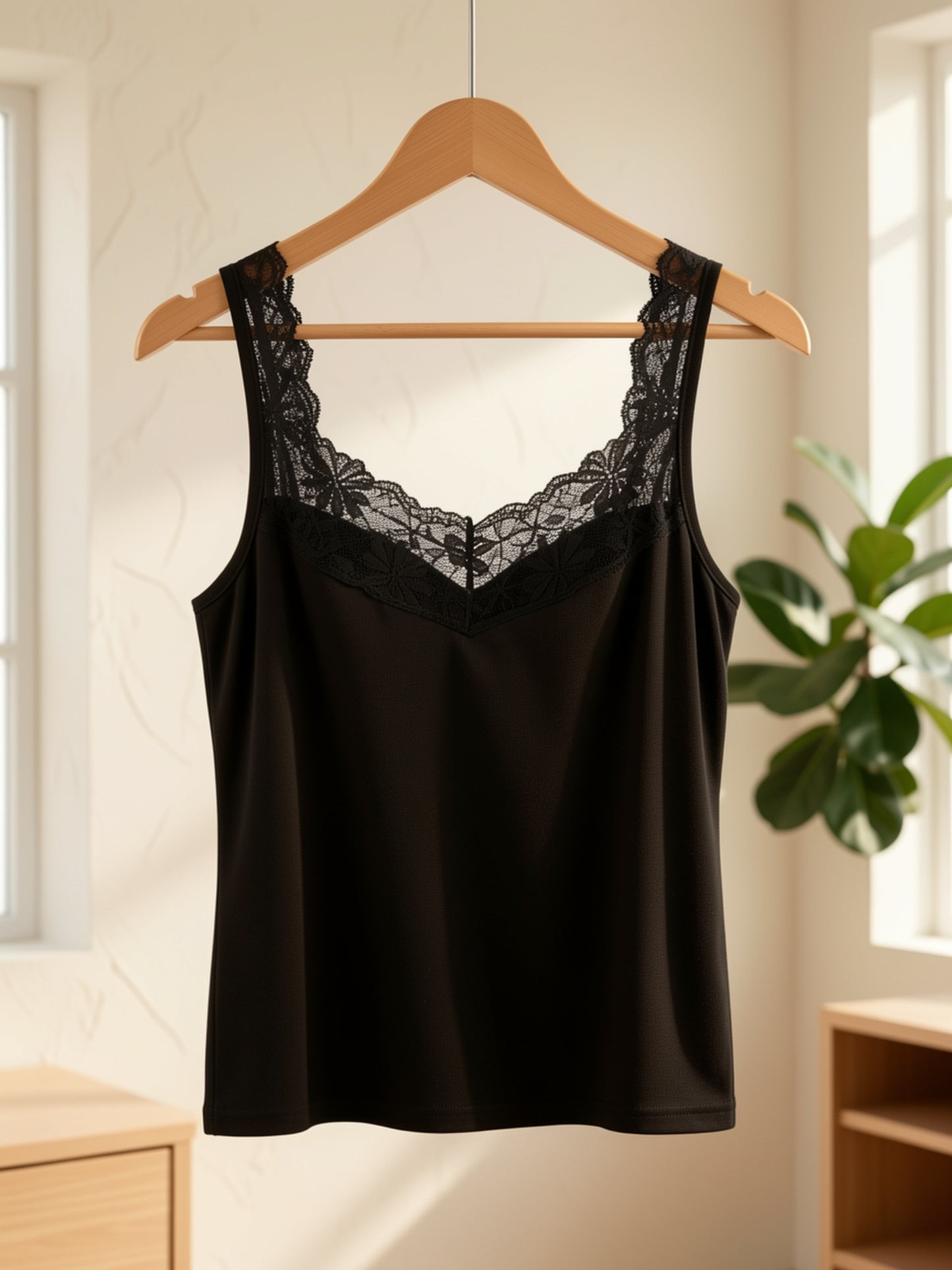 6pcs Set Women's Lace Camisole Vest Four Seasons Inner Wear Outer Wear Daily Casual Home Outdoor Covering Side Breast Base Shirt Sleeveless Top