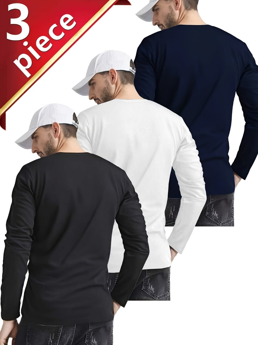 Men's Graphic Print T-Shirt - Crew Neck