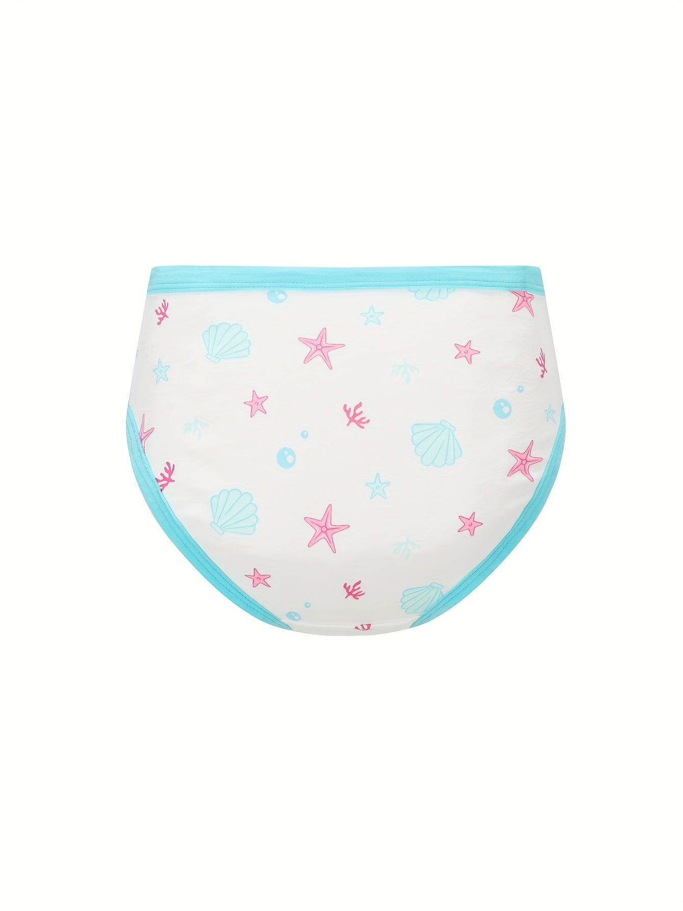 8pcs Girls Cotton Briefs Soft Cute Animal Print Girls Underwear