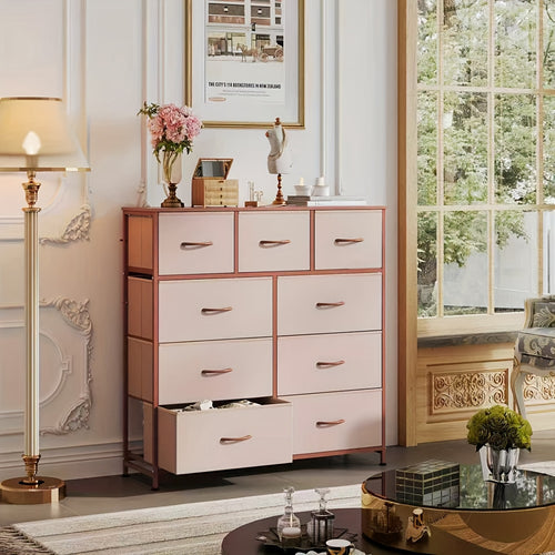 Storage Cabinet Chest of Drawers 9 Drawer Cabinet Multiple Colors Integrated Slide - product view 1