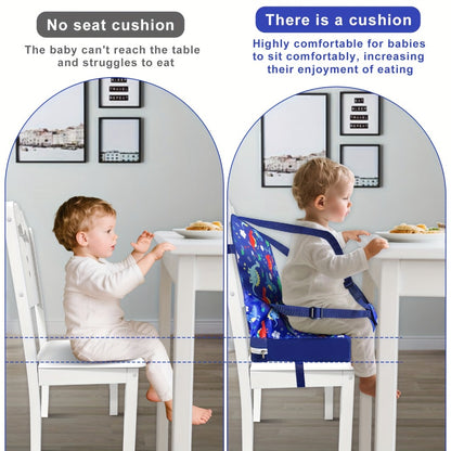 Portable Dining Booster Seat Cushion - Foldable Waterproof Washable Design