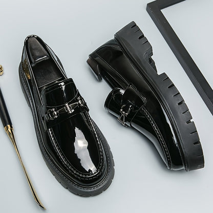 Men's Loafers & Slip-Ons - Platform Sole & Metal Detail 219237