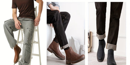 Men's Boots - Slip-On Ease