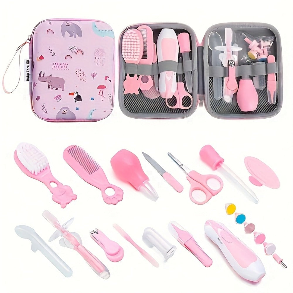 Personal Grooming Kit 14-Piece - Portable Case