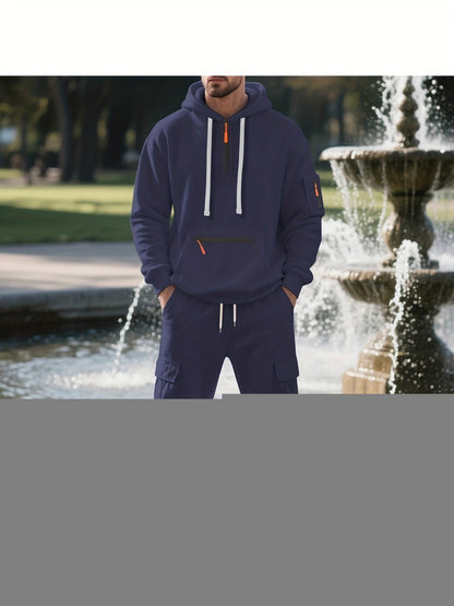 Men's Tracksuit Set - Coordinated Style Style 71083237