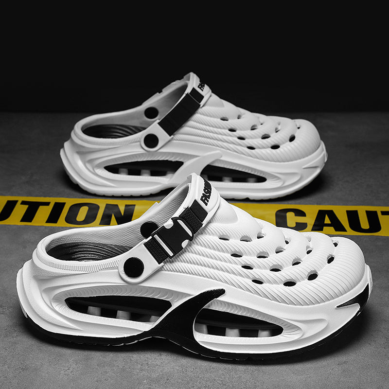 Men's White Blue Shoes - product view 2