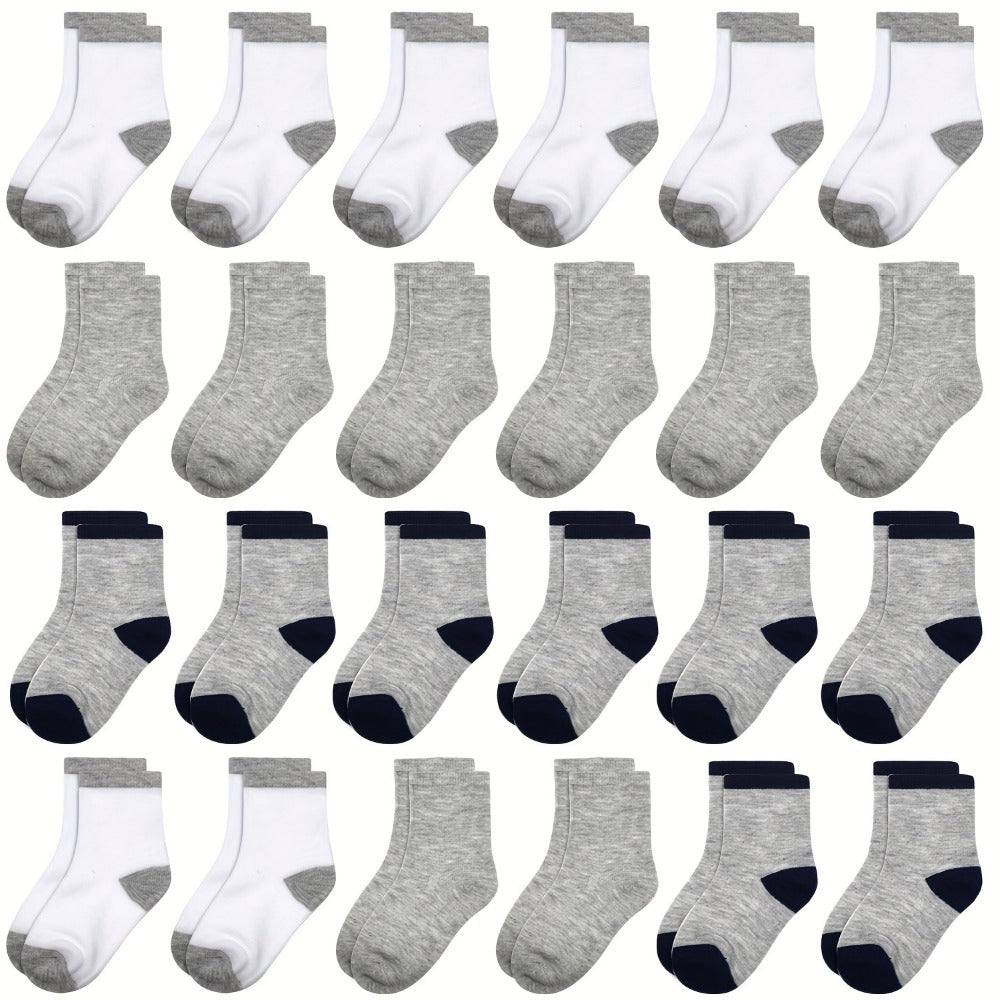 Kids' Everyday Baby & Kids Socks - 24-Pair Pack