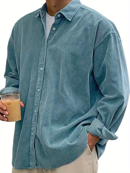Men's Black Long-Sleeve Shirt - product view 21