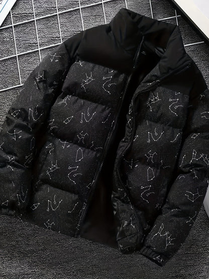 New Men's Winter Jacket and Bread Coat Warmth Suit