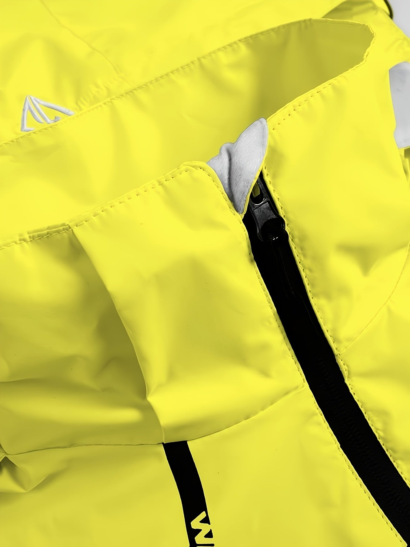 Men'S Rain Jacket Waterproof with Zipped Pockets Windproof Rain Jacket with Hooded