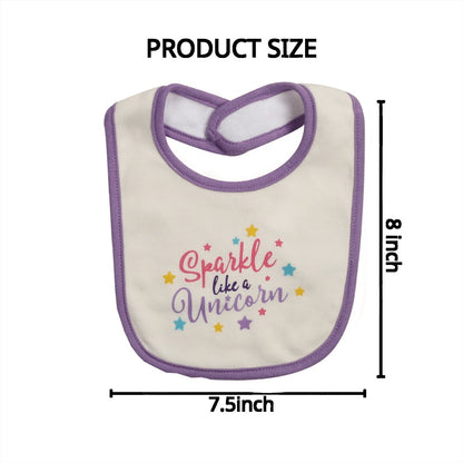 Cotton Baby Bibs 5-Pack - Cartoon Embroidered