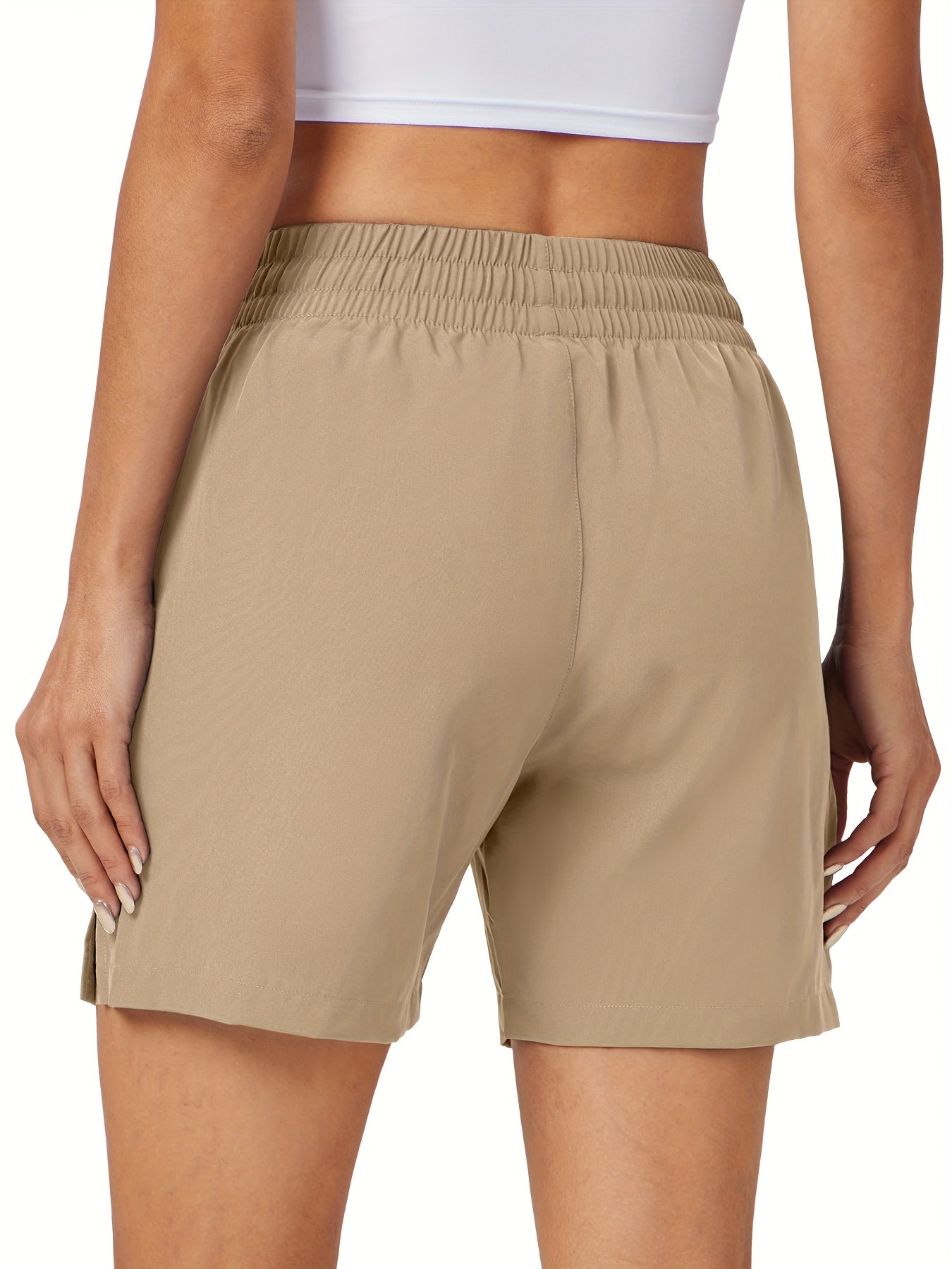 3pcs 5" Womens Shorts Basic Shorts Lightweight Quick Dry Workout Shorts with Pockets