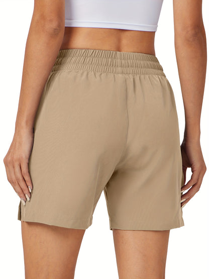 3pcs 5" Womens Shorts Basic Shorts Lightweight Quick Dry Workout Shorts with Pockets