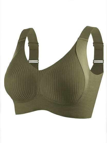 6pcs Seamless Sports Bra for Women, Comfortable, Breathable And Soft, with Detachable Breast Pads, Wide Shoulder Straps, Fully Covered Without Steel Rings. Suitable for Fitness, Running, Yoga Exercise And Daily Casual Underwear.