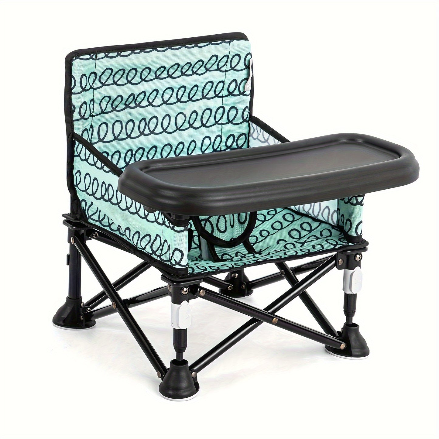 Portable Baby Beach Chair:Foldable Baby Portable Baby Chair Dining Chair, Baby Camping Chair with Tray for Baby Girl, Toddler Camping Chair Design Straps to Kitchen Chairs Portable Chair | Indoor And Outdoor Use As Hallowee & Christmas