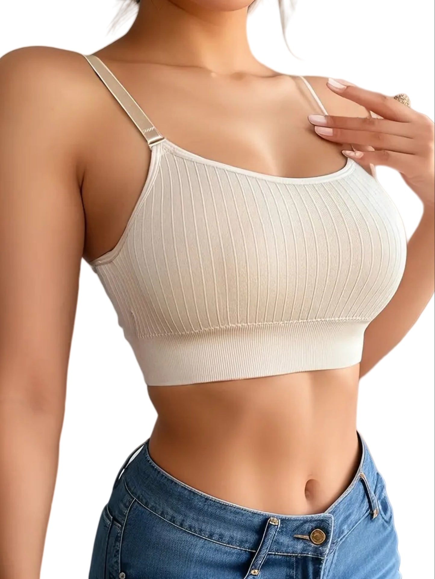 2026 4pcs Women's U Back Sports Bra with Adjustable Straps And Removable Padded Bra Game Day Fan Gear for Football and All Fans
