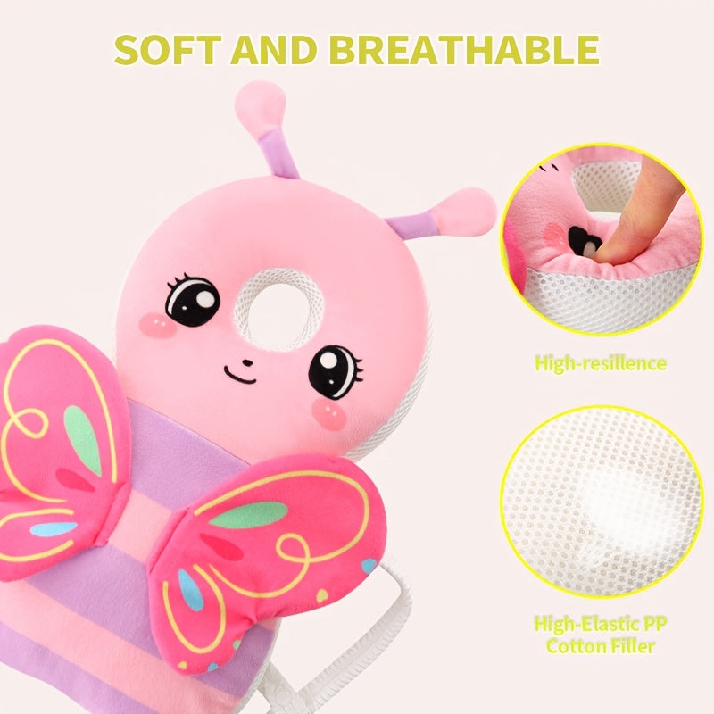 Soft Toddler Backpack for Infants And Toddlers, with Adjustable Cartoon Animal Plush Backrest, Made of Colorful Polyester Fiber, an Ideal Gift for Festivals