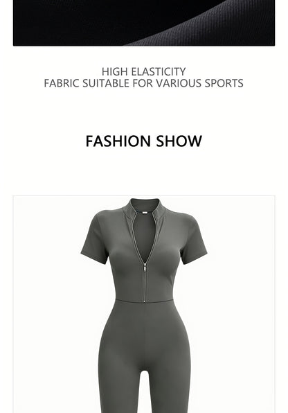 Women's Grey Polyester V-Neck Pants - product view 6