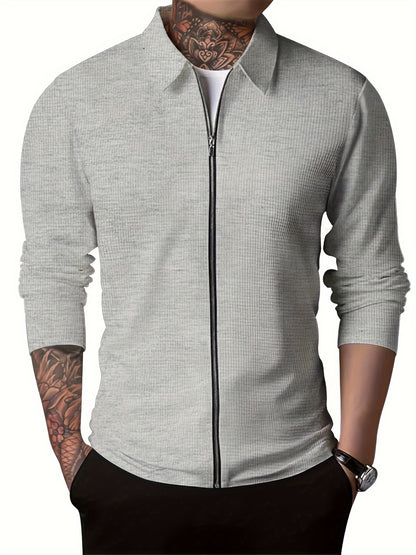 Men's Autumn And Winter Jackets, Slim Fit Cardigans with Collars, Men's Jackets, Casual Style, Suitable for Outdoor Travel