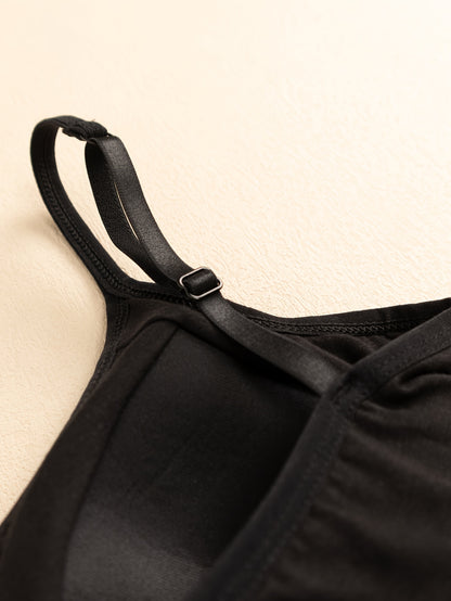 Women'S One-Piece Summer Loungewear Featuring Integrated Bra Padding, Camisole Style, Wire-Free