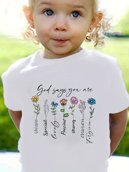 Kids' Floral T-Shirt - Everyday Style
