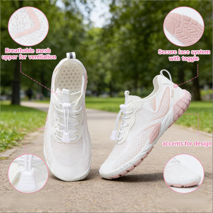 Hike Barefoot Shoes Womens Footwear For Walking Athletic Barefoot Shoes With Wide Toe Box Healthy & Non-Slip Breathable Lightweight Barefoot Vitality Water Shoes For Women Beach Pool Swim Shoes For Womens Shoes For Women