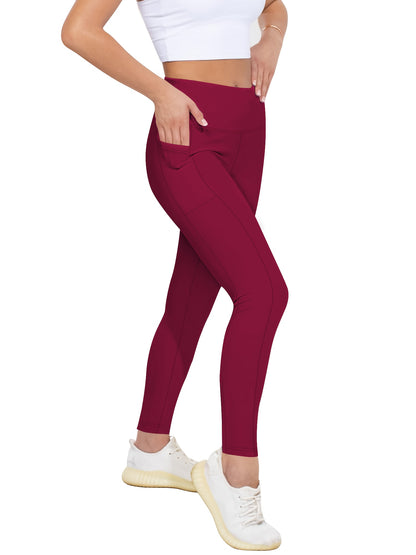High-Waisted Women'S Yoga Pants - Tummy Control, Butt-Lifting, Soft Elastic Exercise Pants, Breathable Fitness Cycling Yoga Pants Suitable for All And Outdoor Sports Occasions