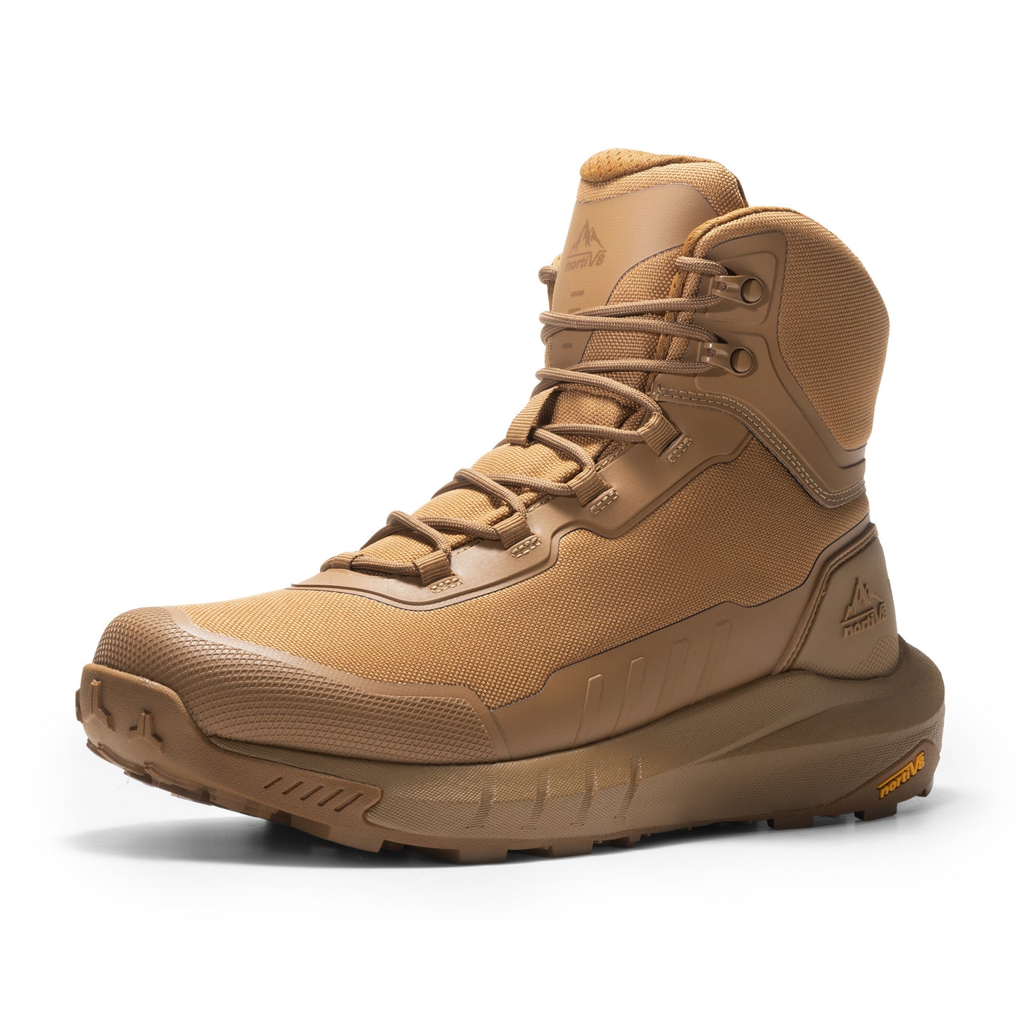 Men's Tactical Hiking Boots Lightweight Cushion Sole Side Zipper Motorcycle Combat Boot Work Outdoor 8 Inches Comfortable All Season Comfort Footwear for Rough Terrain & Outdoor Adventures