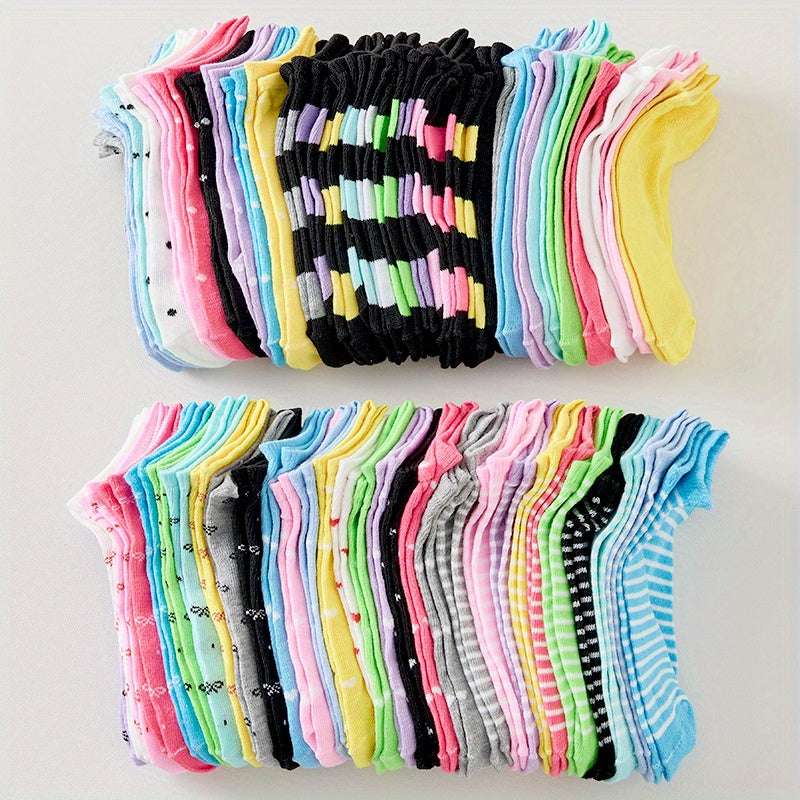 20 Pairs of Women'S Socks Featuring Soft And Cozy Materials, Made from Breathable Fabrics, Delivered in a Variety of Vibrant Candy Colors. Perfect for Everyday Use, Combining Comfort with Style, And Ideal As Gifts for Special Occasions