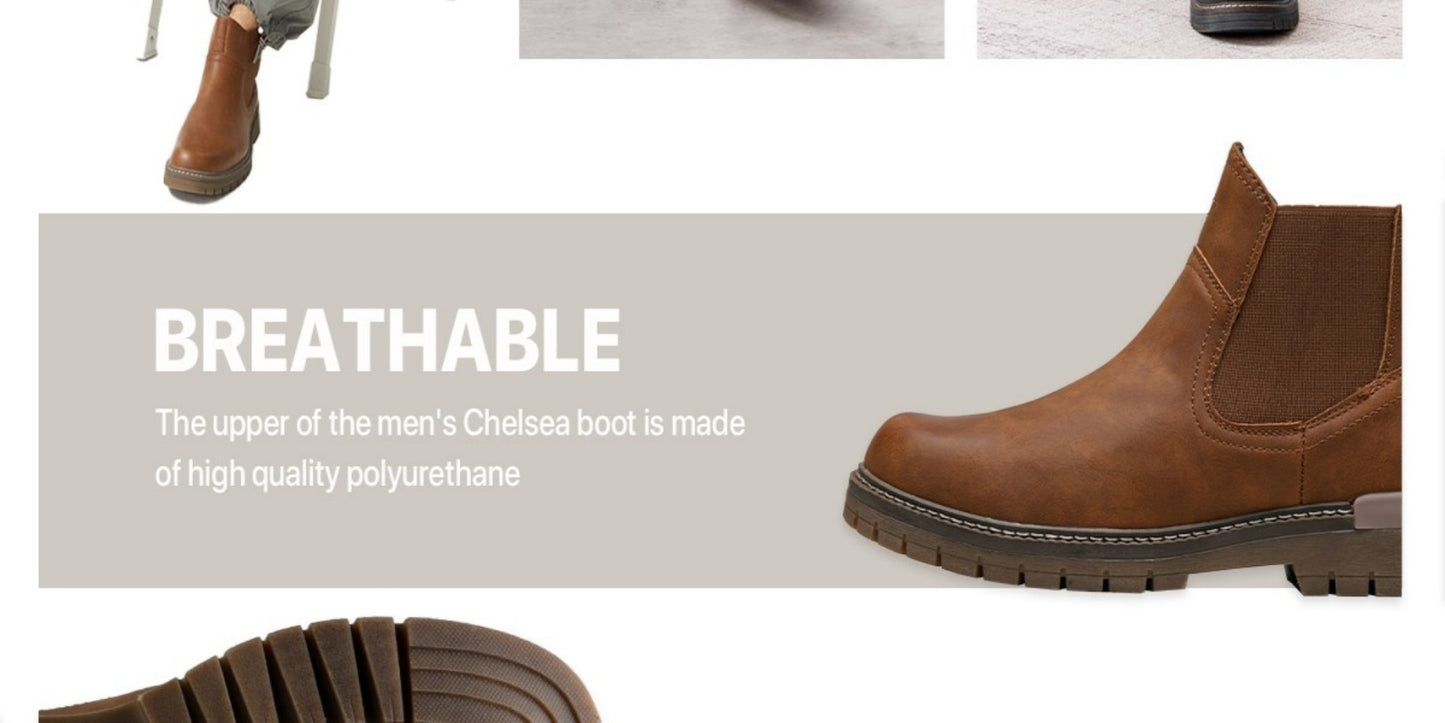 Men's Boots - Slip-On Ease