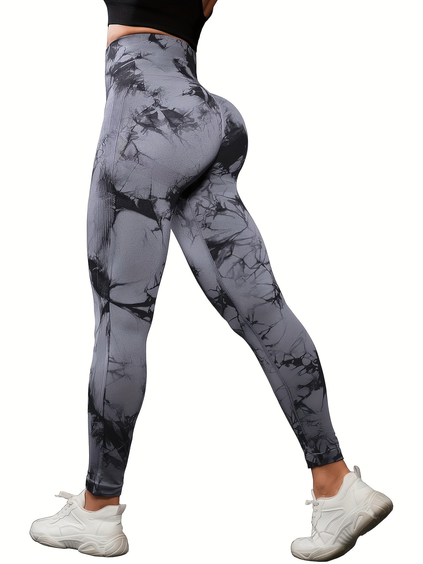 5pcs Set of Women'S High-Waisted Leggings - Soft, Supportive Leggings Designed for Running, Yoga, The Gym, And Other Workouts