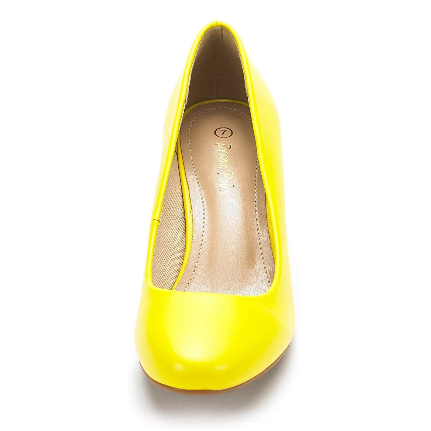 Women's Luvly Bridal Wedding Party Low Heel Pump Shoes Women’s High Heel Dress Pump Round Toe Shoe Classic Office Special Dressy Casual Wedding Pump Shoes