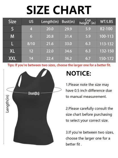 3pcs Solid Color Stretch KnitTank Top, Bottoming Vest T-shirt, Built-in Padded Cups- Regular Length, Round Neck, Casual SportswearWomen'S Comfort Fit Casual Sports Bra With Breathable Fabric- Black&White&Grey