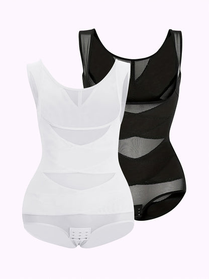 2pcs Women'S Shapewear Bodysuit Tummy Control Butt Lifting High Waist