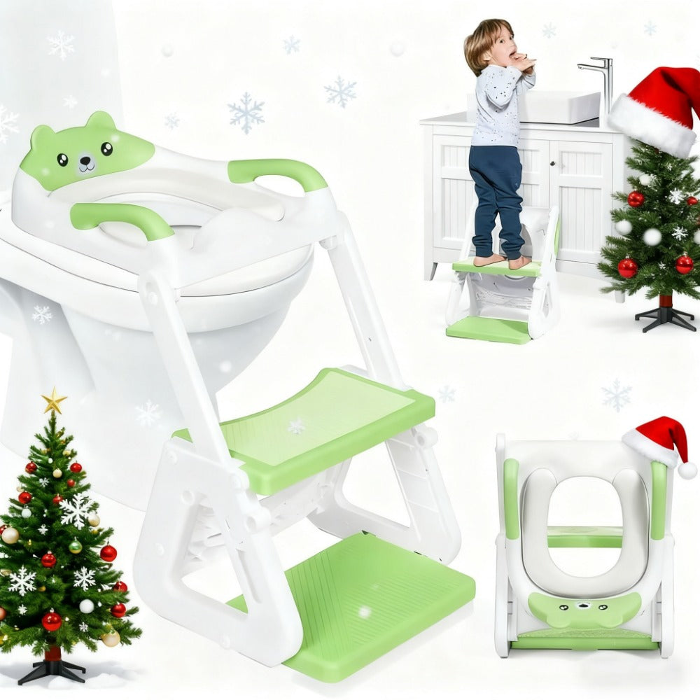 Potty Training Seat - Adjustable 2-In-1 Toilet Step