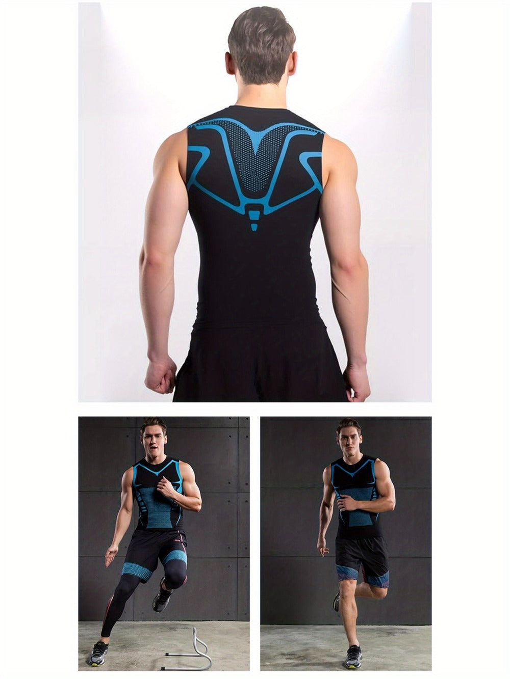 Men's Graphic Print Performance Tank Top - Sleeveless 737765